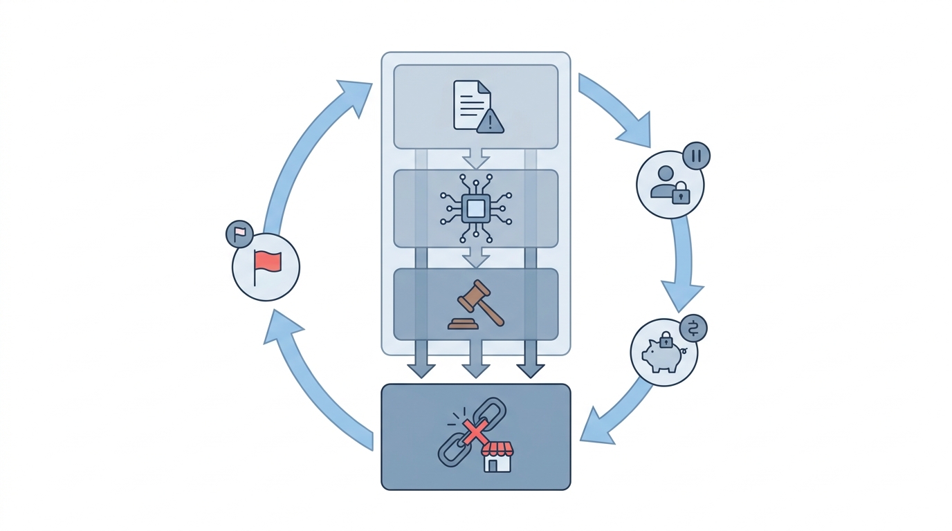 Three-layer risk structure (diagrammatic).